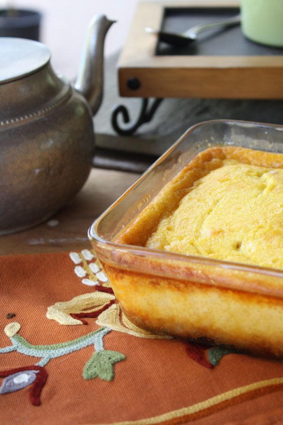 Pumpkin Custard Upside Down Crisp